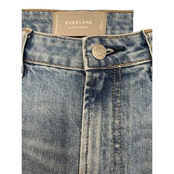 Everlane Jeans Womens Sz 29 Ankle The Curvy Cheeky High Rise Low Stretch Denim - Picture 4 of 16